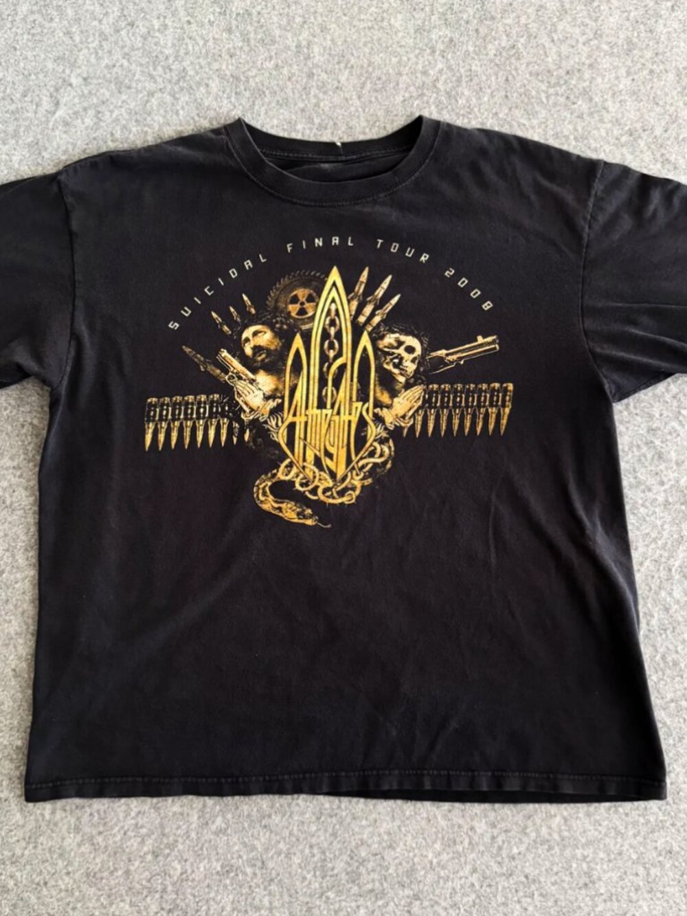 At The Gates Suicidal Final Tour 2008 Metal T-Shirt